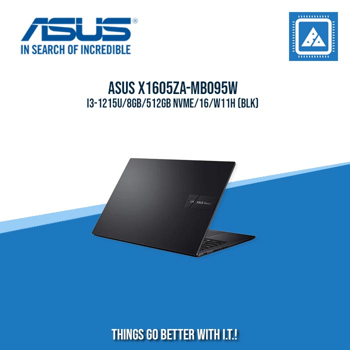 ASUS VIVOBOOK 16 X1605ZA-MB095W I3-1215U/8GB/512GB NVME | BEST FOR STUDENTS LAPTOP ASUS VIVOBOOK 16 X1605ZA-MB095W I3-1215U/8GB/512GB NVME | BEST FOR STUDENTS LAPTOP